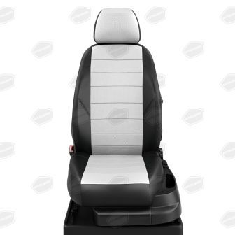 Купить Авточехлы для сидений Datsun Ondo c 2014-н.в. седан ЭК-03 экокожа белая с перфорацией