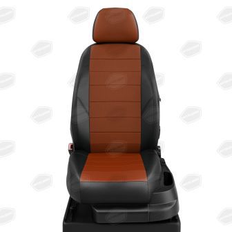 Купить Авточехлы для сидений Volkswagen Polo с 2010-н.в. седан ЭК-10 экокожа фокс с перфорацией