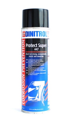Купить Dinitrol 447 (500 ml, аэрозоль) Антигравий черный с цинком окрашиваемый