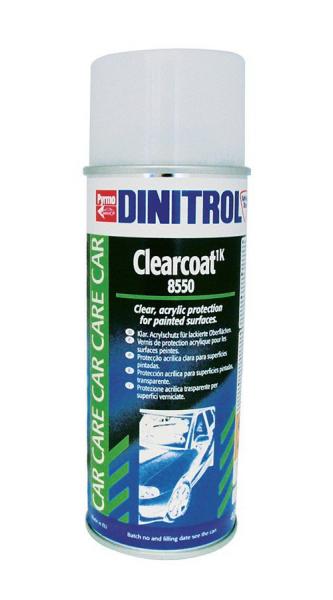 Купить Dinitrol 8550 (0.4 л. аэрозоль) Лак прозрачный, для защиты лаковых поверхностей