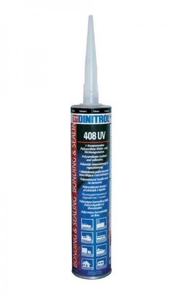 Купить Dinitrol 408 UV (310 мл. картридж, черный) Клей-герметик для ремонта кузова и герметизации сварочных соединений