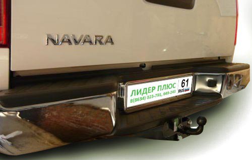 Купить Фаркоп для автомобиля NISSAN NAVARA Double Cab (D40) (со ступенькой) 2005-... N107-F