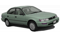 Авточехлы для сидений Toyota Corolla 7 с 1991-1999г. хэтчбек. (E100)