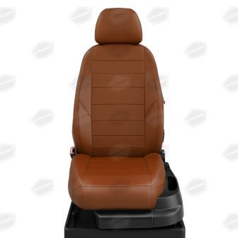 Купить Авточехлы для сидений Fiat Albea 2 с 2008-н.в. седан 2 выпуск ЭК-28 экокожа паприка с перфорацией