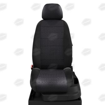 Купить Авточехлы для сидений Seat Leon 3 с 2013-н.в. хэтчбек ЖК-2 жаккард рельсы